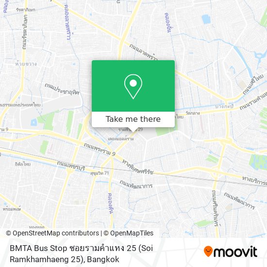 BMTA Bus Stop ซอยรามคำแหง 25 (Soi Ramkhamhaeng 25) map