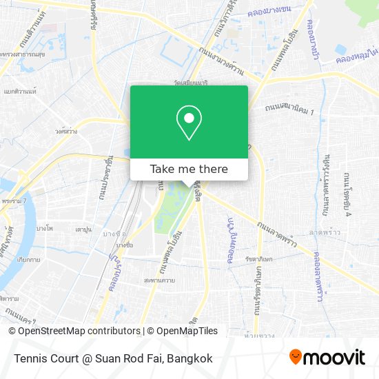 Tennis Court @ Suan Rod Fai map