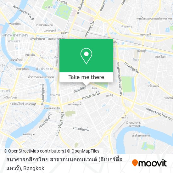 ธนาคารกสิกรไทย สาขาถนนคอนแวนต์ (ลิเบอร์ตี้สแควร์) map