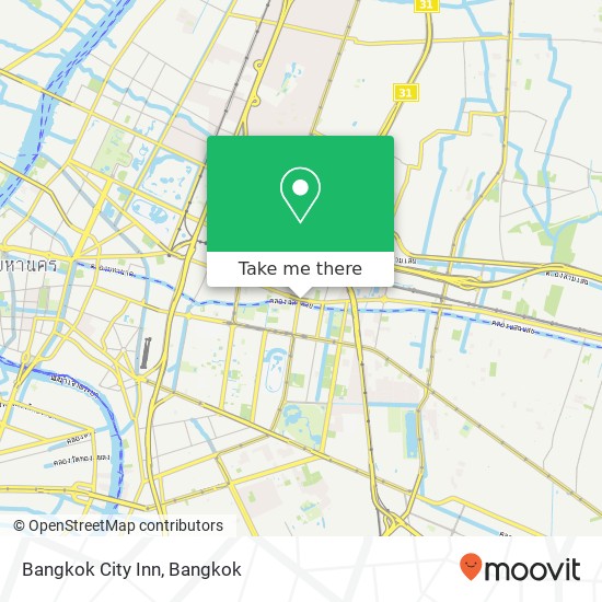 Bangkok City Inn map