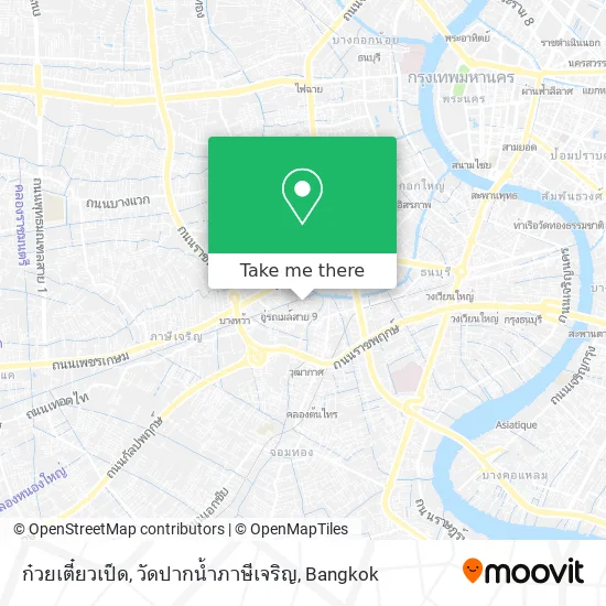 ก๋วยเตี๋ยวเป็ด, วัดปากน้ำภาษีเจริญ map