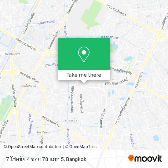 7 โชคชัย 4 ซอย 78 แยก 5 map