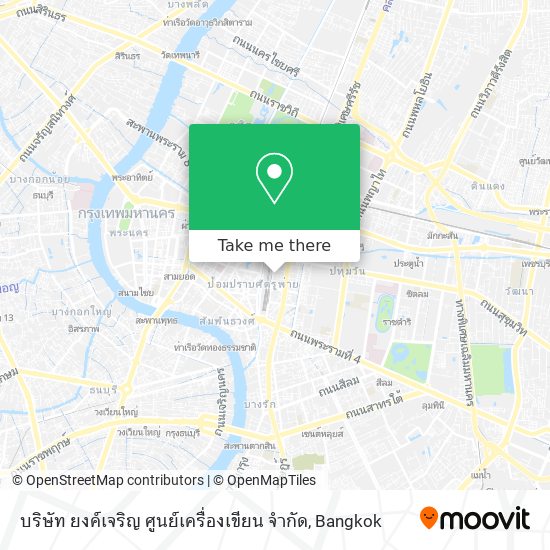 บริษัท ยงค์เจริญ ศูนย์เครื่องเขียน จำกัด map