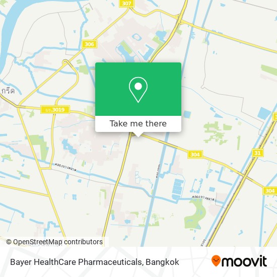 Bayer HealthCare Pharmaceuticals map