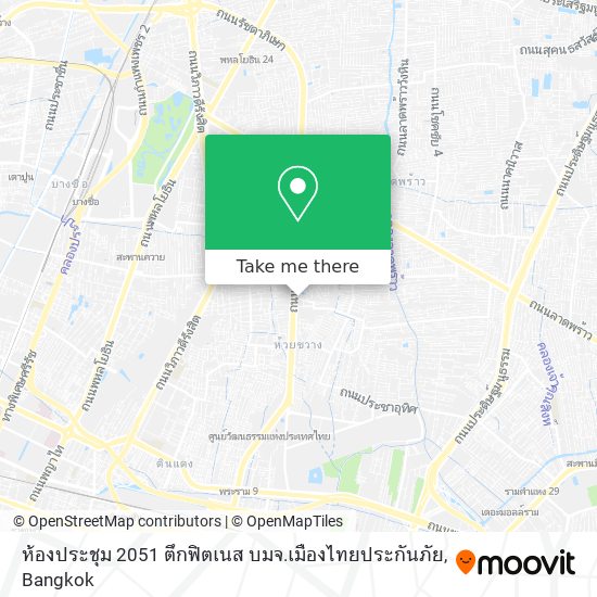 ห้องประชุม 2051 ตึกฟิตเนส บมจ.เมืองไทยประกันภัย map