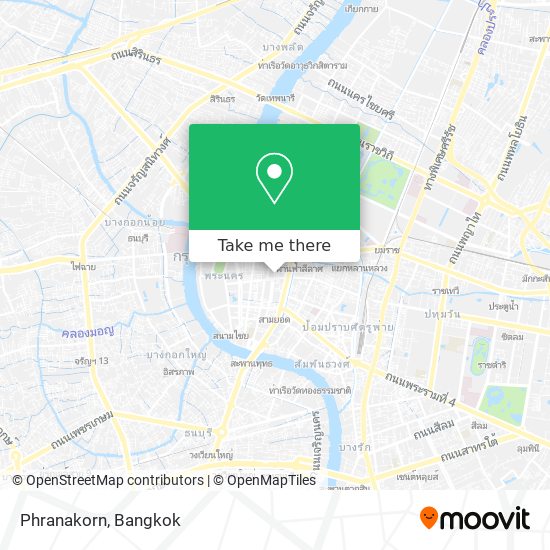 Phranakorn map