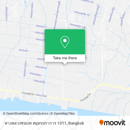 ทางหลวงชนบท สมุทรปราการ 1011 map