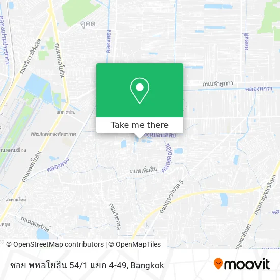 ซอย พหลโยธิน 54/1 แยก 4-49 map