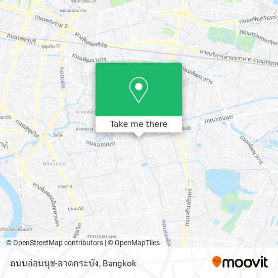 ถนนอ่อนนุช-ลาดกระบัง map