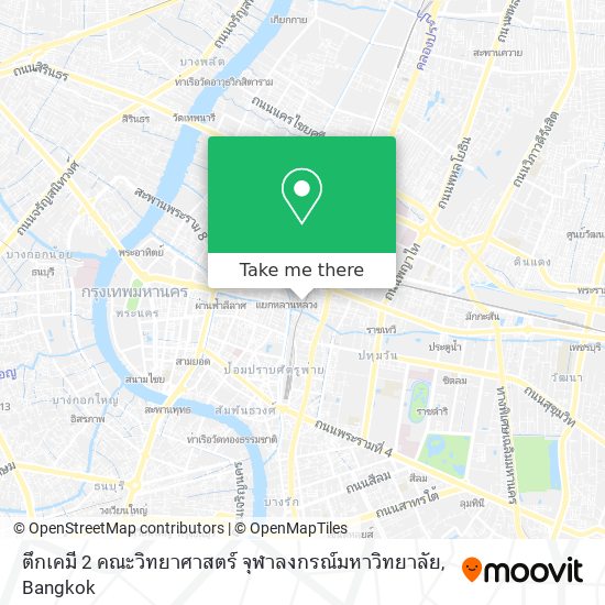 ตึกเคมี 2 คณะวิทยาศาสตร์ จุฬาลงกรณ์มหาวิทยาลัย map