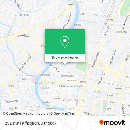 232 ถนน ศรีอยุธยา map