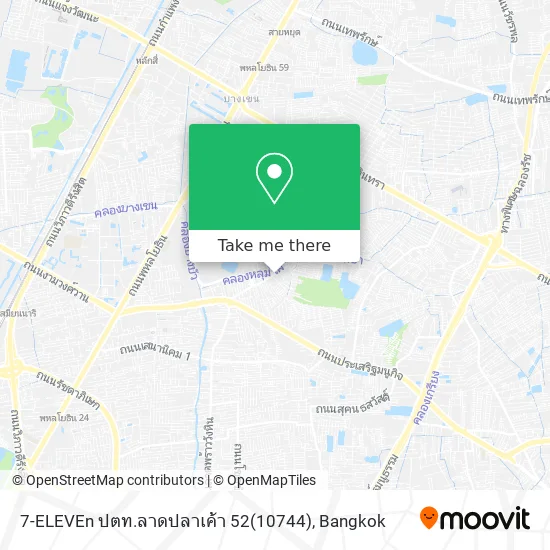 7-ELEVEn ปตท.ลาดปลาเค้า 52(10744) map