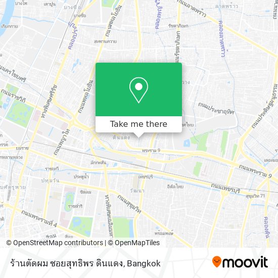 ร้านตัดผม ซอยสุทธิพร ดินแดง map