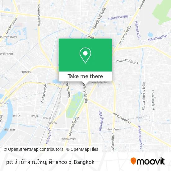 ptt สำนักงานใหญ่ ตึกenco b map