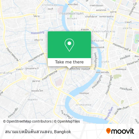 สนามแบดมินตันสวนสงบ map