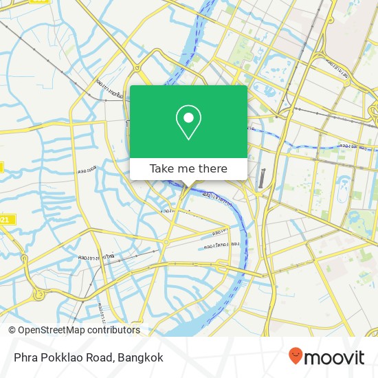 Phra Pokklao Road map