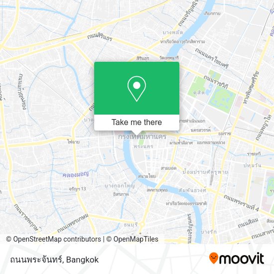 ถนนพระจันทร์ map