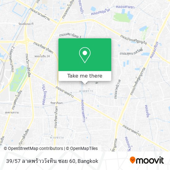 39/57 ลาดพร้าววังหิน ซอย 60 map