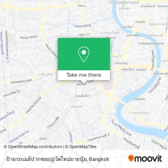ป้ายรถเมล์ปากซอย@วัดใหม่ยายนุ้ย map