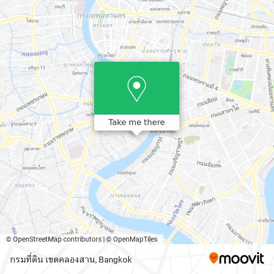 กรมที่ดิน เขตคลองสาน map