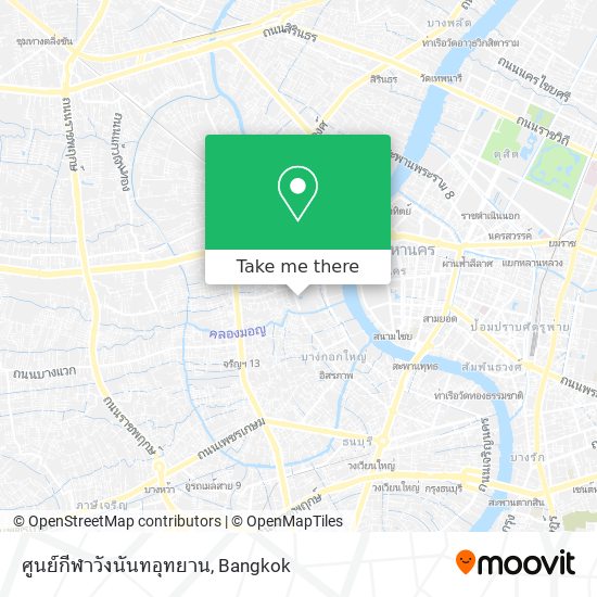 ศูนย์กีฬาวังนันทอุทยาน map