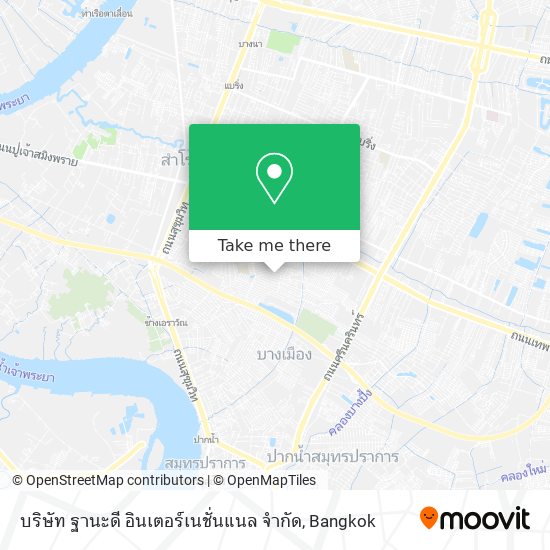 บริษัท ฐานะดี อินเตอร์เนชั่นแนล จำกัด map