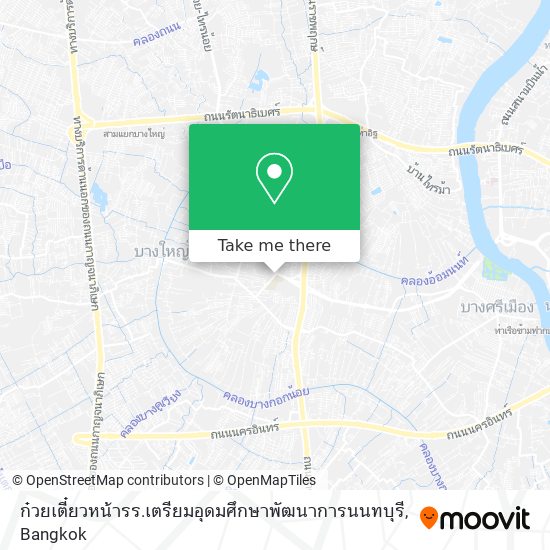 ก๋วยเตี๋ยวหน้ารร.เตรียมอุดมศึกษาพัฒนาการนนทบุรี map