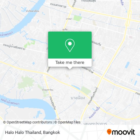 Halo Halo Thailand map