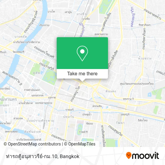 ท่ารถตู้อนุสาวรีย์-กม.10 map
