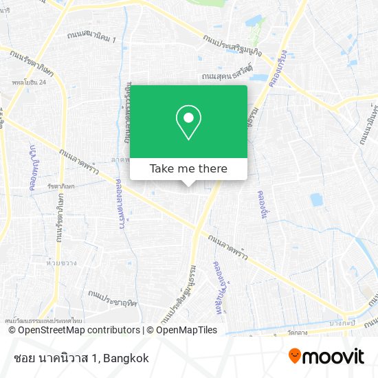 ซอย นาคนิวาส 1 map