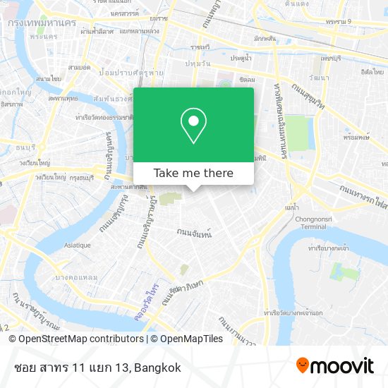 ซอย สาทร 11 แยก 13 map