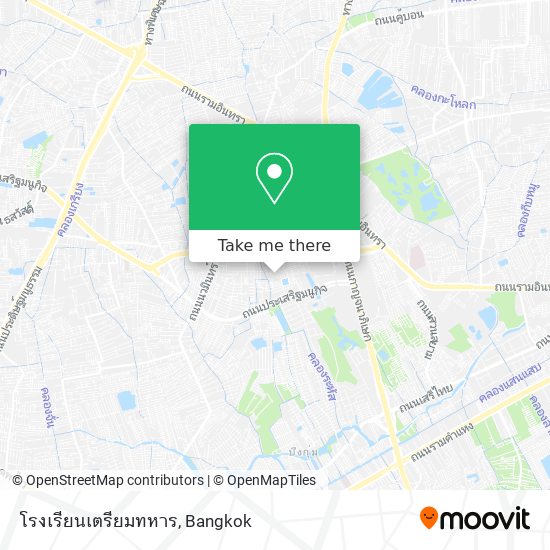 โรงเรียนเตรียมทหาร map