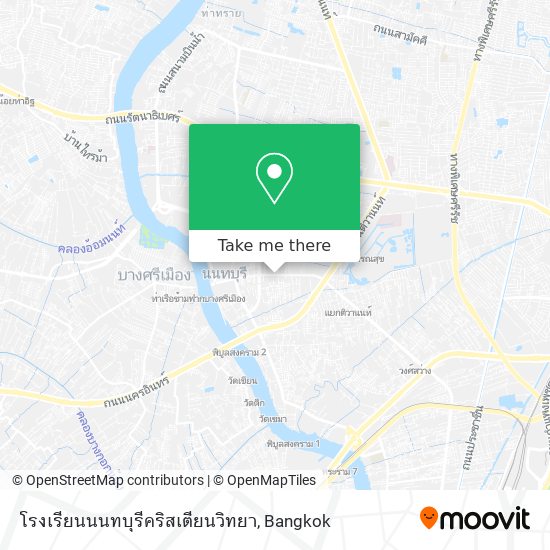 โรงเรียนนนทบุรีคริสเตียนวิทยา map