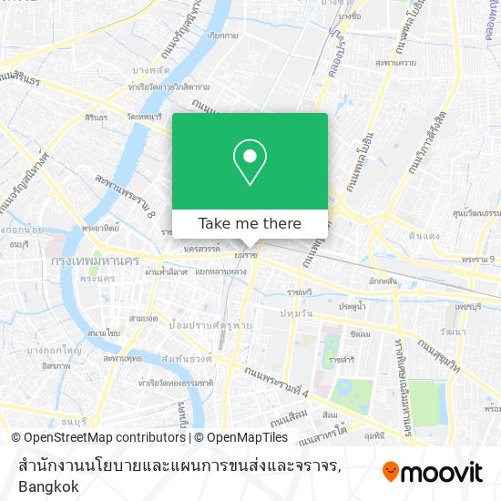 สำนักงานนโยบายและแผนการขนส่งและจราจร map