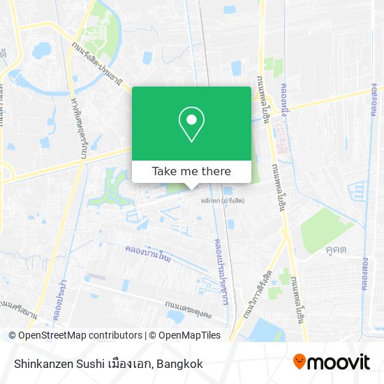 Shinkanzen Sushi เมืองเอก map