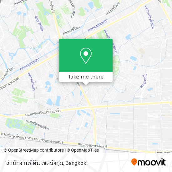 สำนักงานที่ดิน เขตบึงกุ่ม map