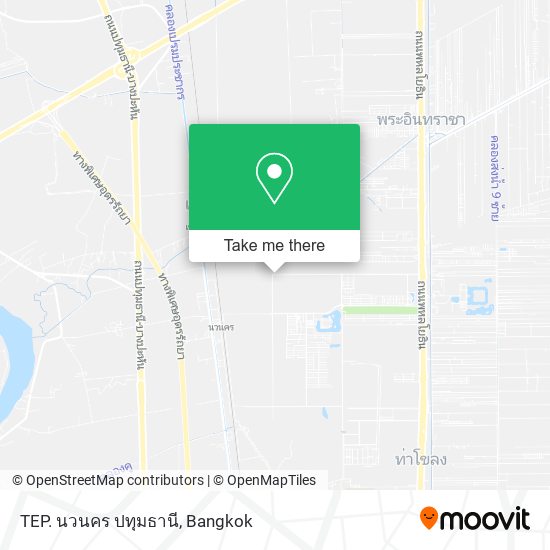TEP. นวนคร ปทุมธานี map