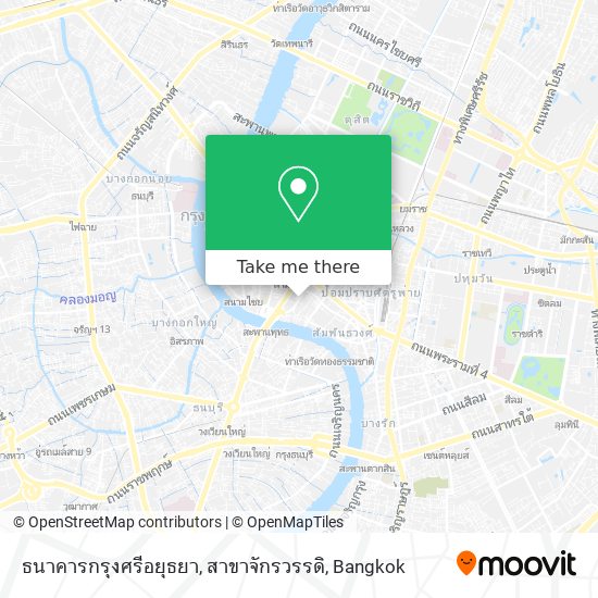 ธนาคารกรุงศรีอยุธยา, สาขาจักรวรรดิ map