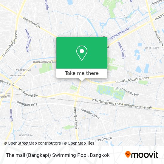 The mall (Bangkapi) Swimming Pool map