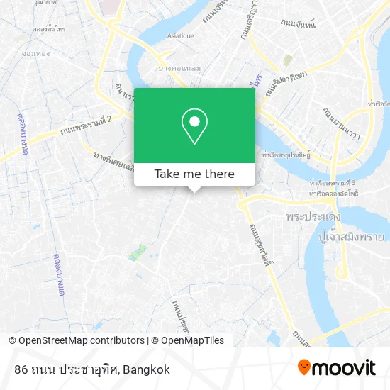 86 ถนน ประชาอุทิศ map