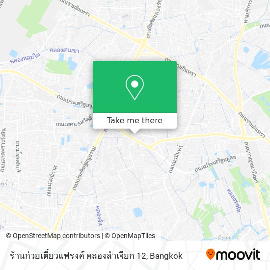 ร้านก๋วยเตี๋ยวแฟรงค์ คลองลำเจียก 12 map