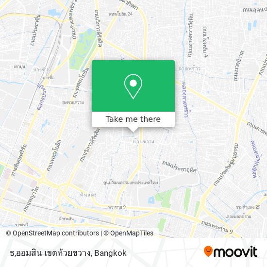 ธ,ออมสิน เขตห้วยขวาง map