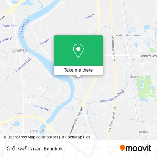 วัดบ้านพร้าวนอก map