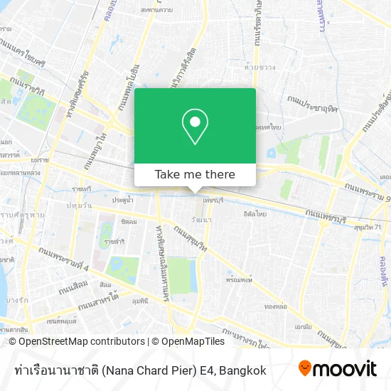 ท่าเรือนานาชาติ (Nana Chard Pier) E4 map