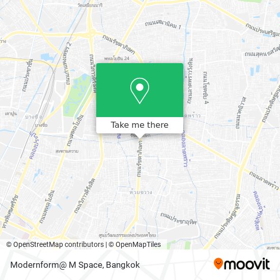 Modernform@ M Space map
