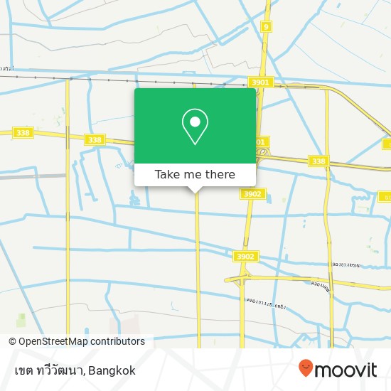 เขต ทวีวัฒนา map