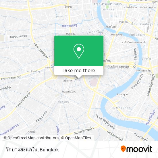 วัดบางสะแกใน map