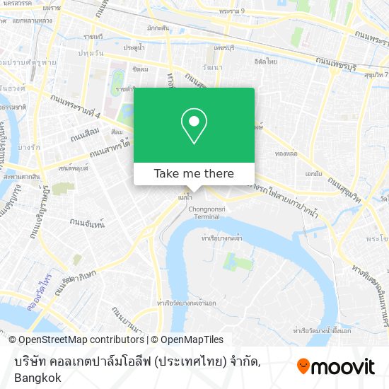 บริษัท คอลเกตปาล์มโอลีฟ (ประเทศไทย) จำกัด map