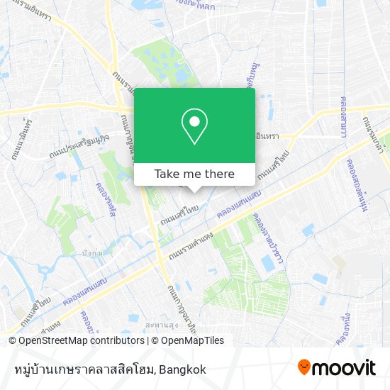 หมู่บ้านเกษราคลาสสิคโฮม map