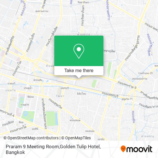 Praram 9 Meeting Room,Golden Tulip Hotel map